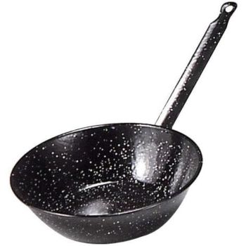 Garcima emajlirana globoka ponev z ročajem 24cm, globina 7cm