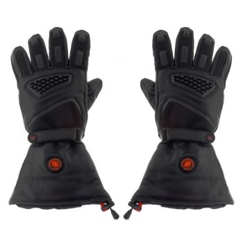 Glovii ogrevane motoristične rokavice L, črne GS1L