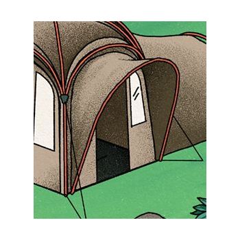 Nadstrešek za modularni kamp sistem MOD 250