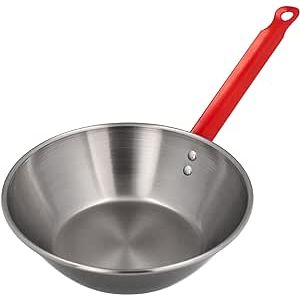 Garcima jeklena polirana ponev z ročajem 28cm, globina 9,5cm