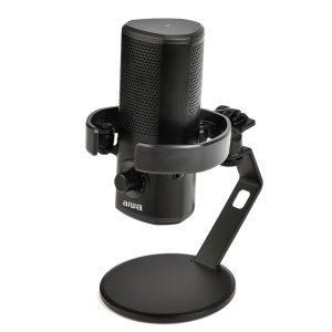 AIWA kondenzatorski USB mikrofon PDM-10, z namiznim stojalom