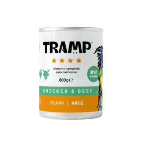 Tramp 4* Dog Pate Puppy - Pašteta za pasje mladiče s piščancem in govedino, 6 x 800 g